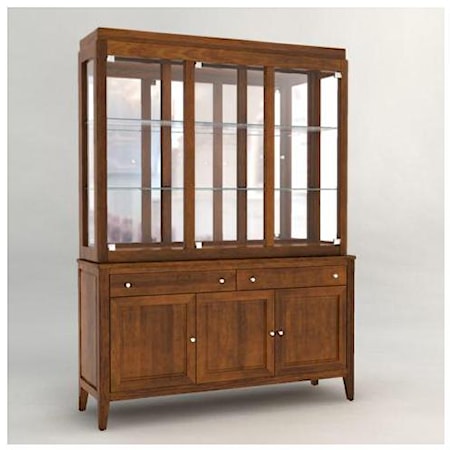 <b>Customizable</b> 60 Inch Hutch & Buffet